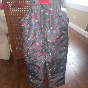 London Fog Toddler Girl Snow bib